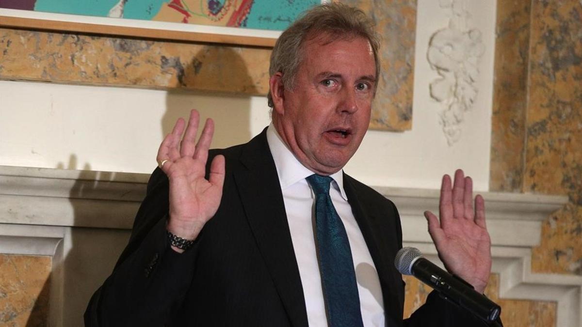 El hasta ahora embajador británico en EEUU, Kim Darroch.