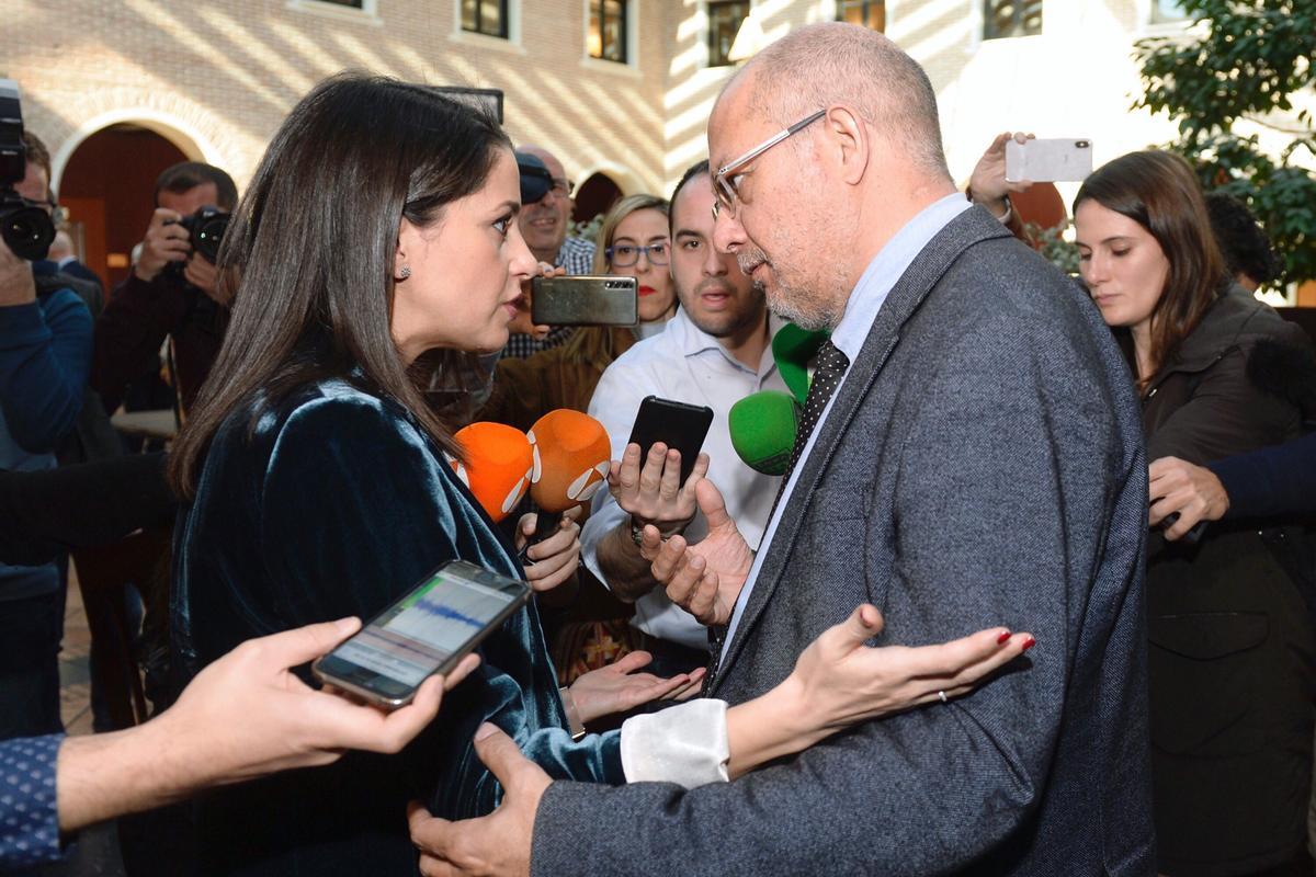Inés Arrimadas y Francisco Igea, en una foto de archivo.