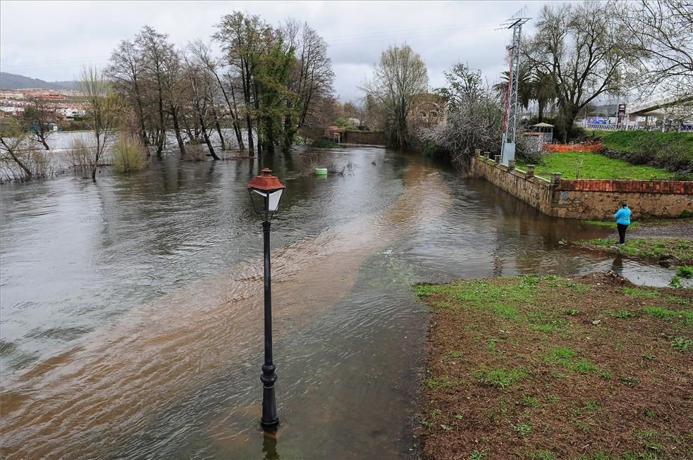 El temporal en Extremadura