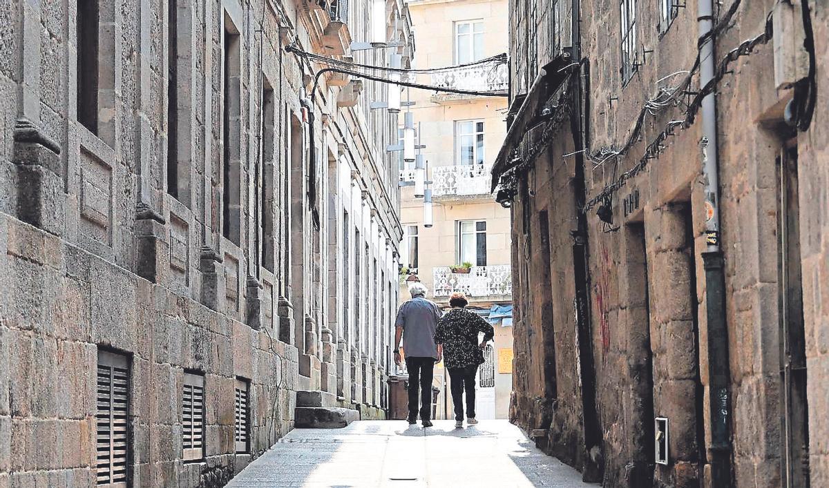 Casco histórico de Pontevedra.