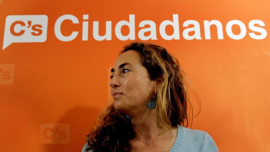 La candidata a la presidencia de la Generalitat, Carolina Punset.