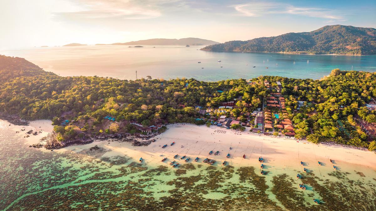La hermosa isla más pequeña, Koh Lipe, la más meridional de Tailandia