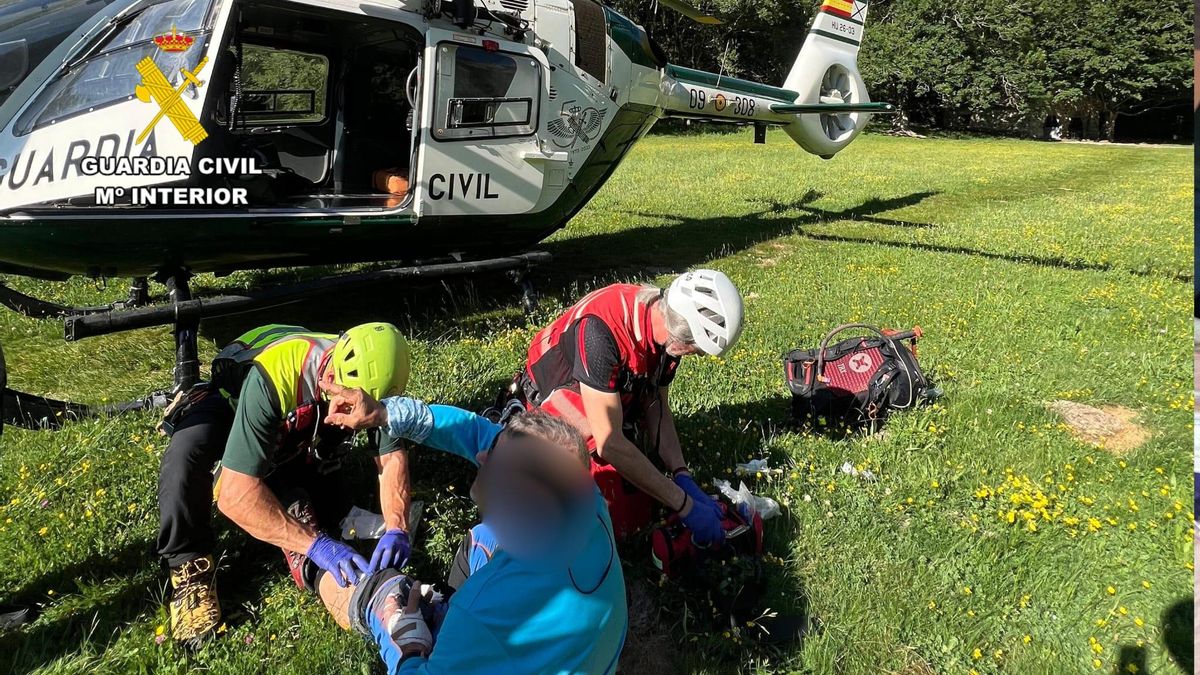 VÍDEO | Así ha sido uno de los rescates de montaña de este fin de semana en el Pirineo aragonés