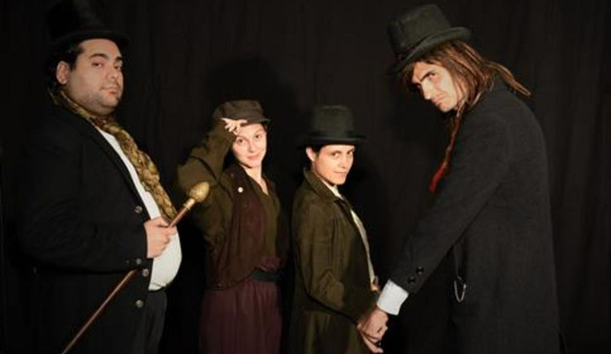 Jordi Fornieles, Xènia Nogué, Ivette Novell y Arnau Armengol, el reparto de ’Oliver Twist’.