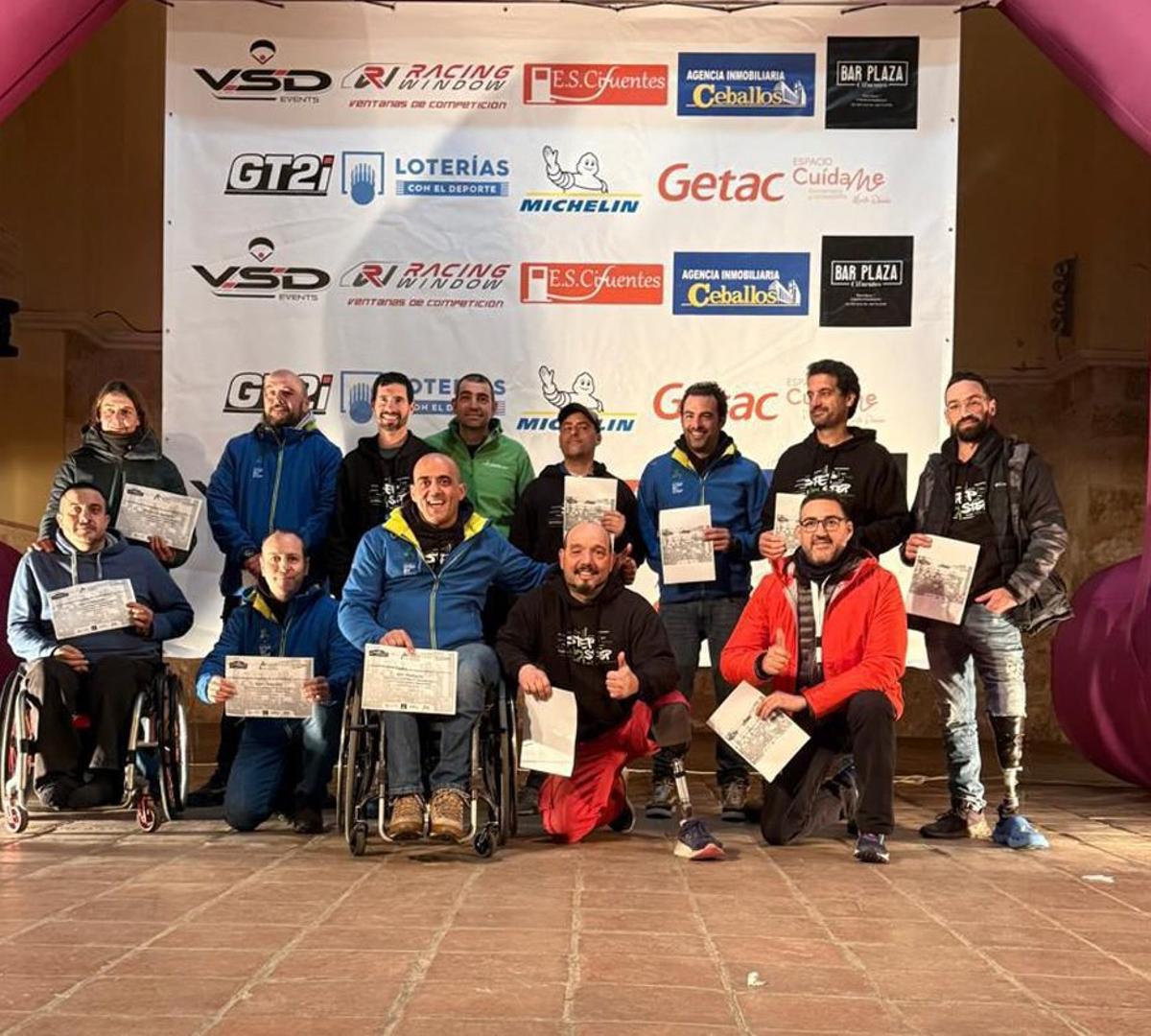 Carlos Blanco, junto al resto de ganadores. | CEDIDA