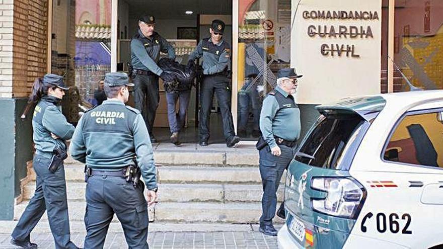 L&#039;assassí confés, Bernardo Montoya, és traslladat de les dependències de la Guàrdia Civil