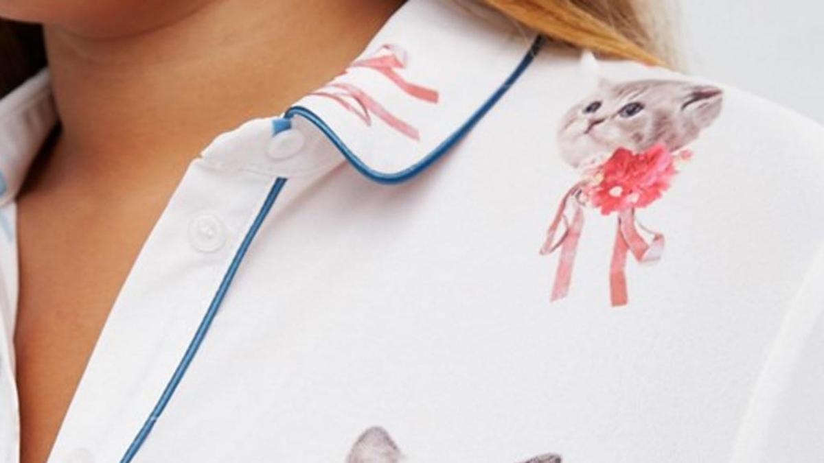 Camisa ASOS con gatos