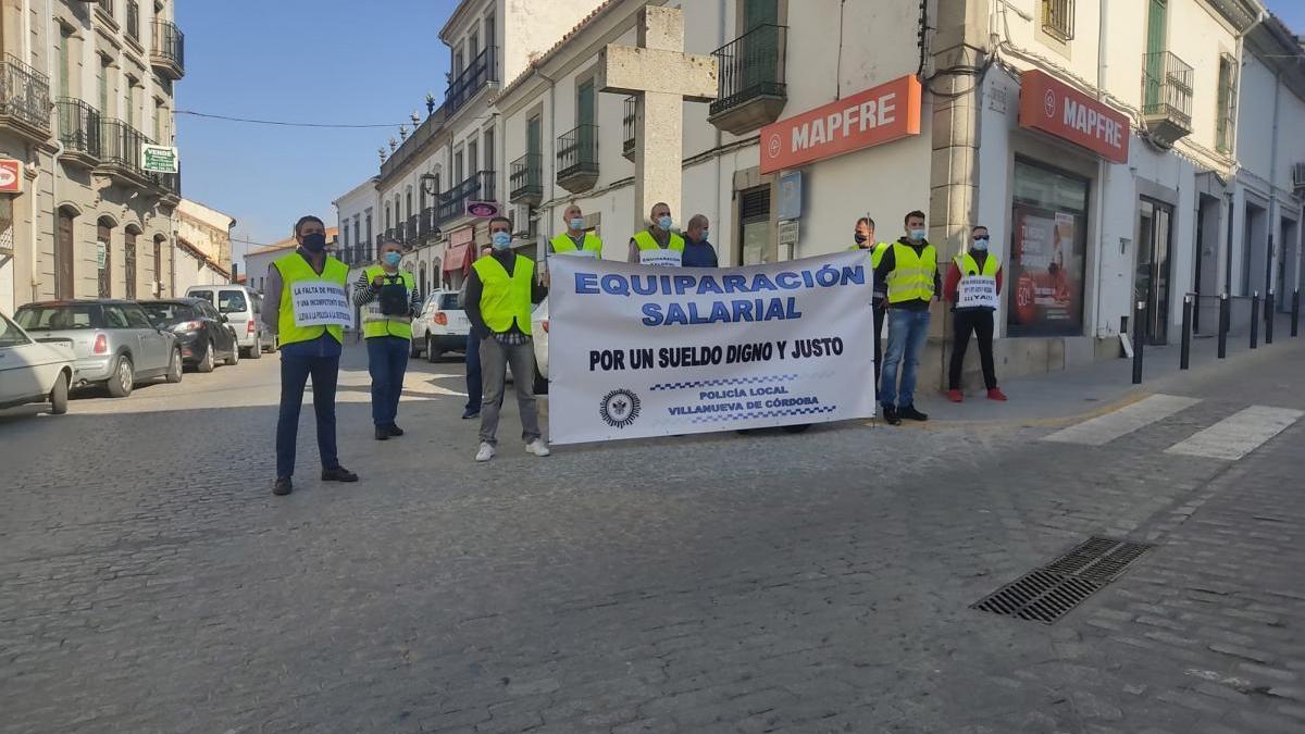 La Policía Local de Villanueva de Córdoba demanda la equiparación salarial con otros municipios