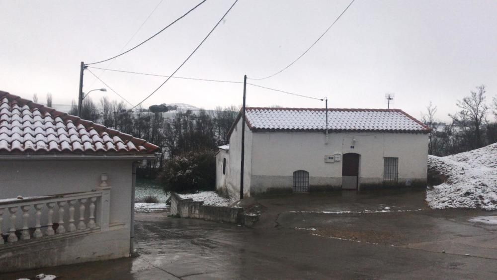 Nieve en la provincia de Zamora.