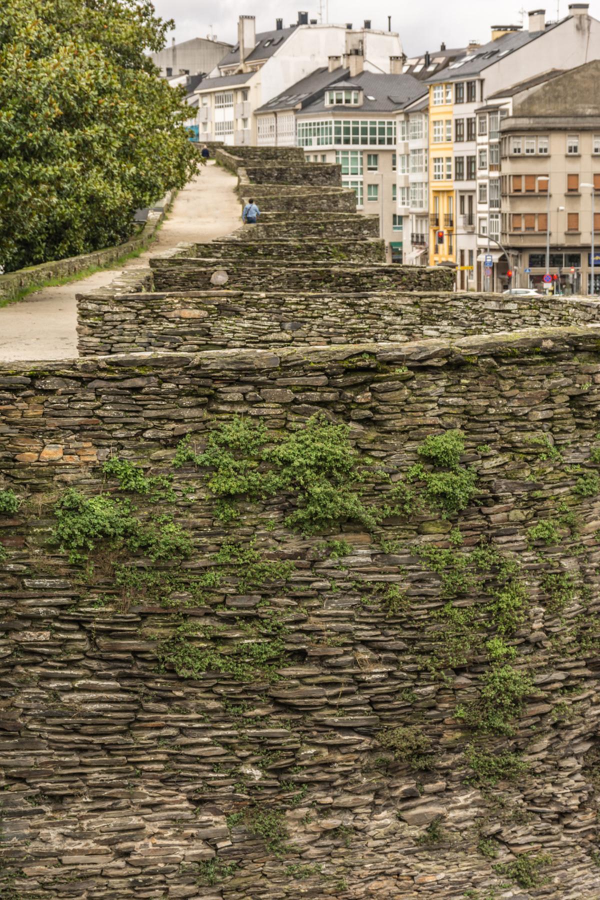 Muralla romana de la ciudad de Lugo (Galicia, España)