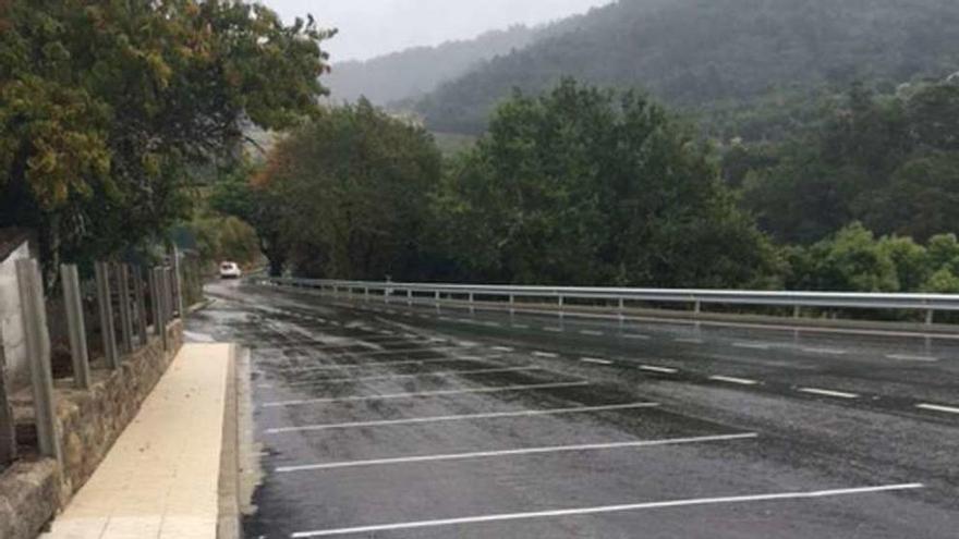 Las nuevas plazas de aparcamiento en el casco urbano.