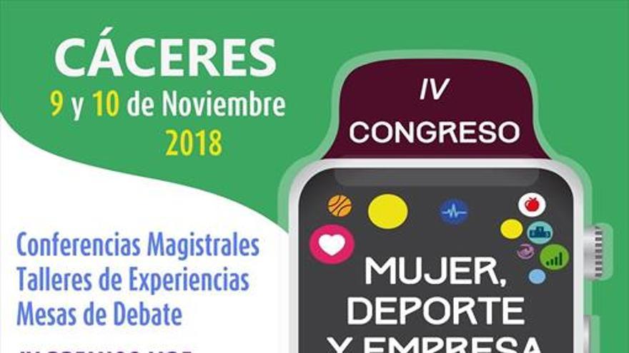 Cáceres, sede del IV Congreso ‘Mujer, Deporte y Empresa’