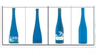 El Tribunal de Marcas falla que el albariño Mar de Frades no tiene la exclusividad de uso de la botella azul