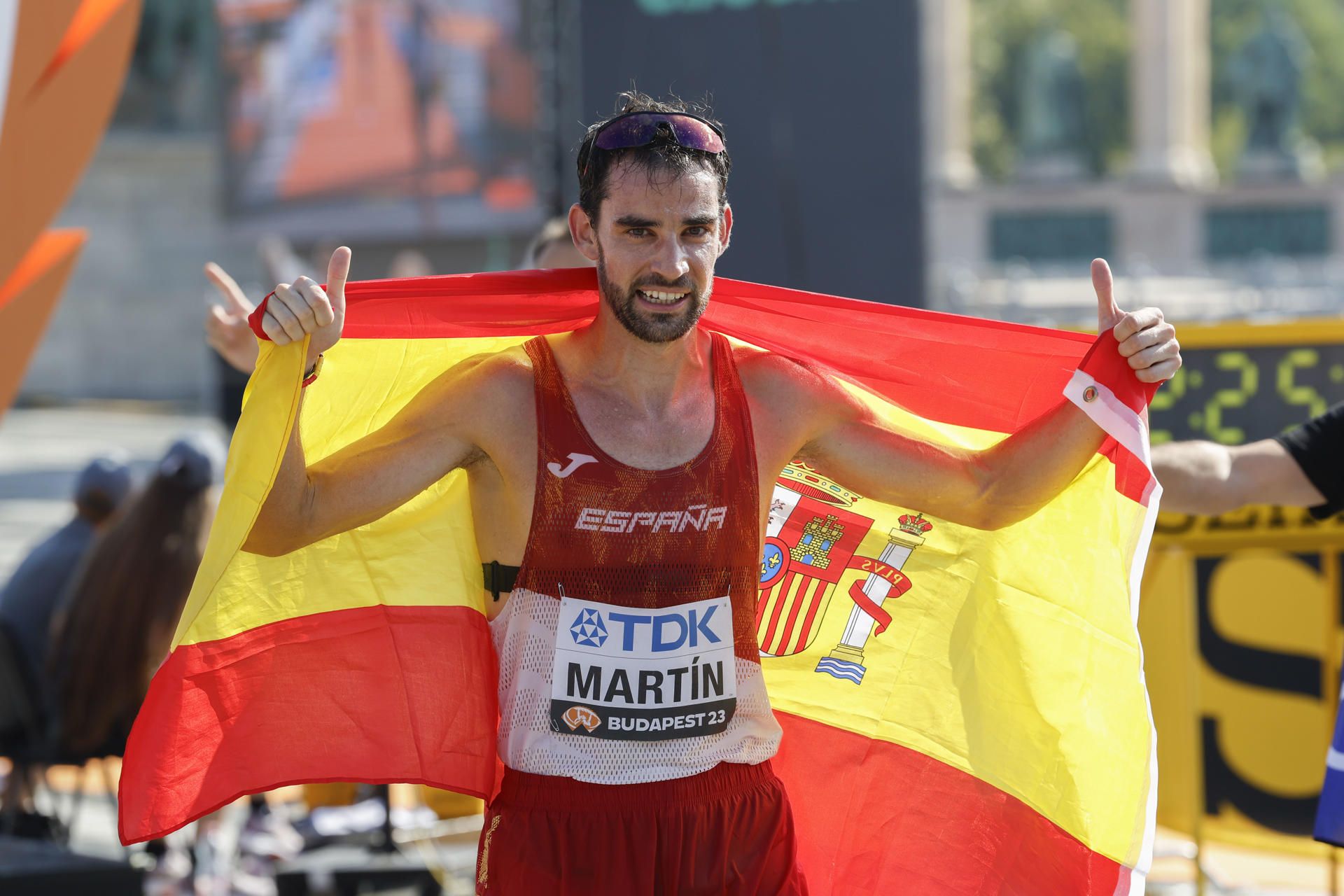Álvaro Martín, doble campeón del mundo en marcha