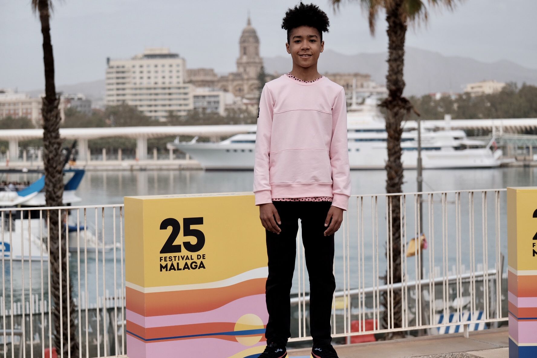 Photocall del equipo de 'Llenos de gracia' en el Festival de Málaga