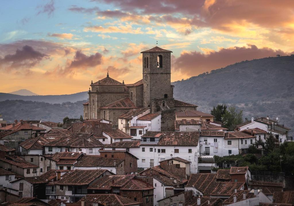 Vistas del pueblo de Hervás, en Cáceres