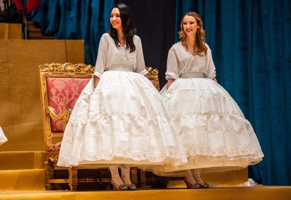 Ensayo de la exaltación de la falleras mayores de València 2019