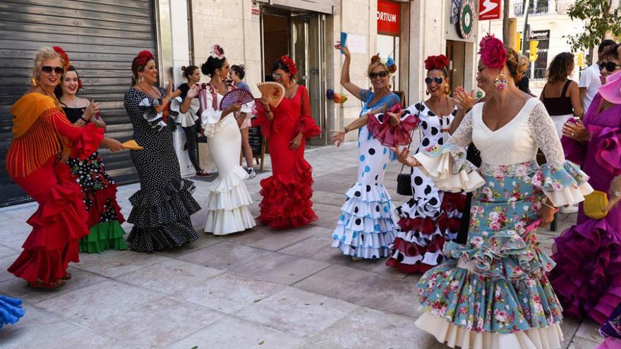 Ambiente en la Feria de Málaga del lunes 19 de agosto