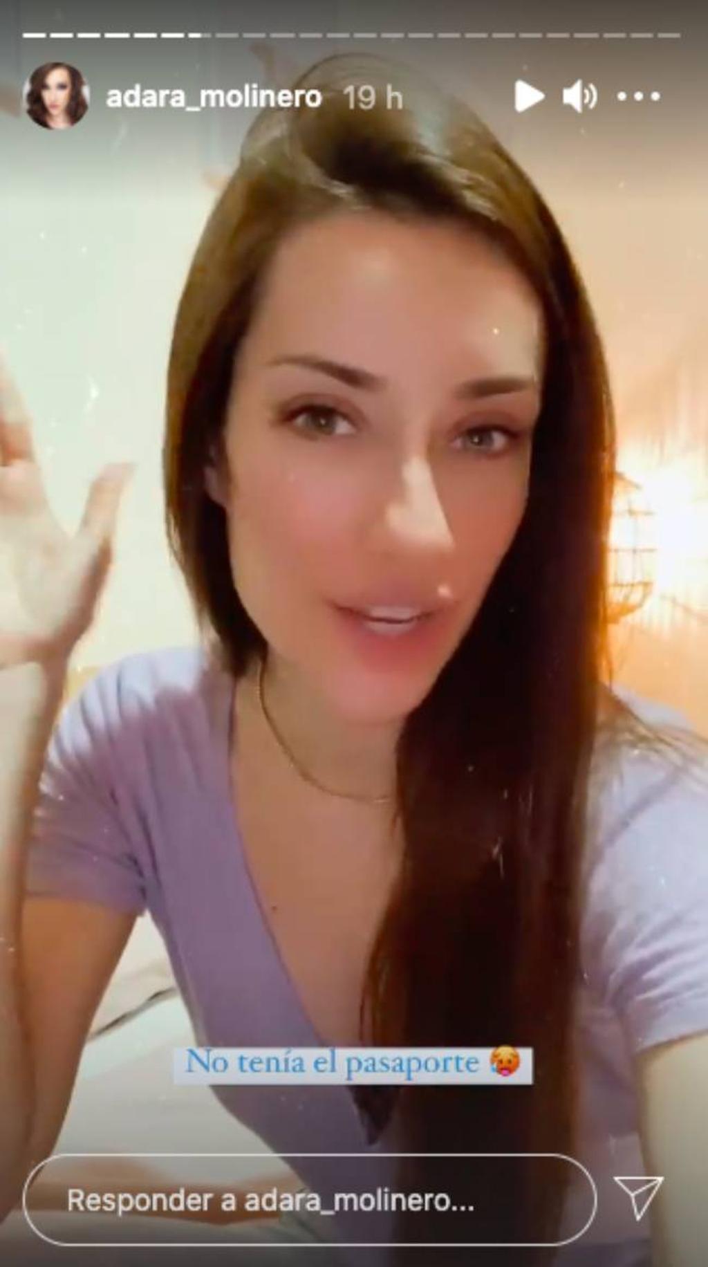 Adara Molinero explica que ha tenido que ir a comisaría