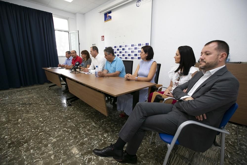 Rueda de prensa de alcaldes de Gran Canaria por el