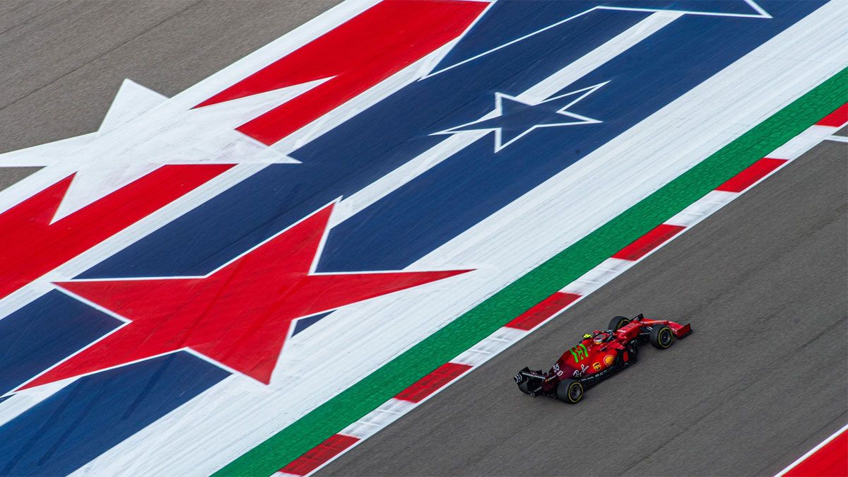 Sainz, en acción en Austin