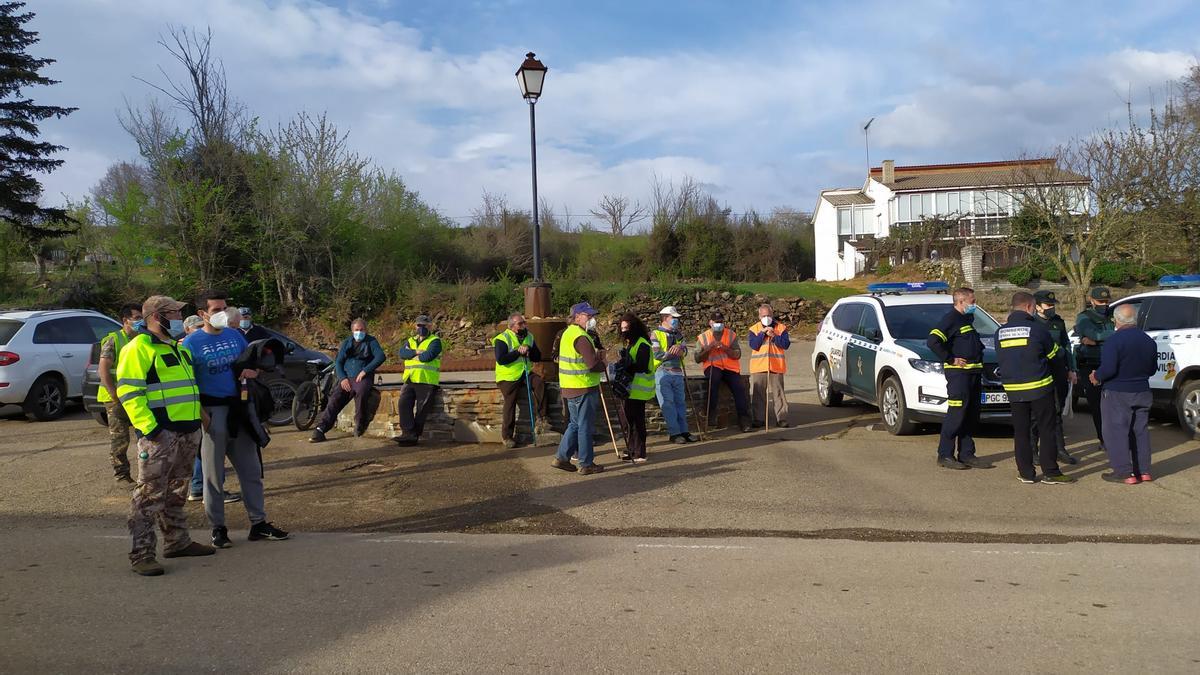 Búsqueda del desaparecido en Figueruela de Arriba