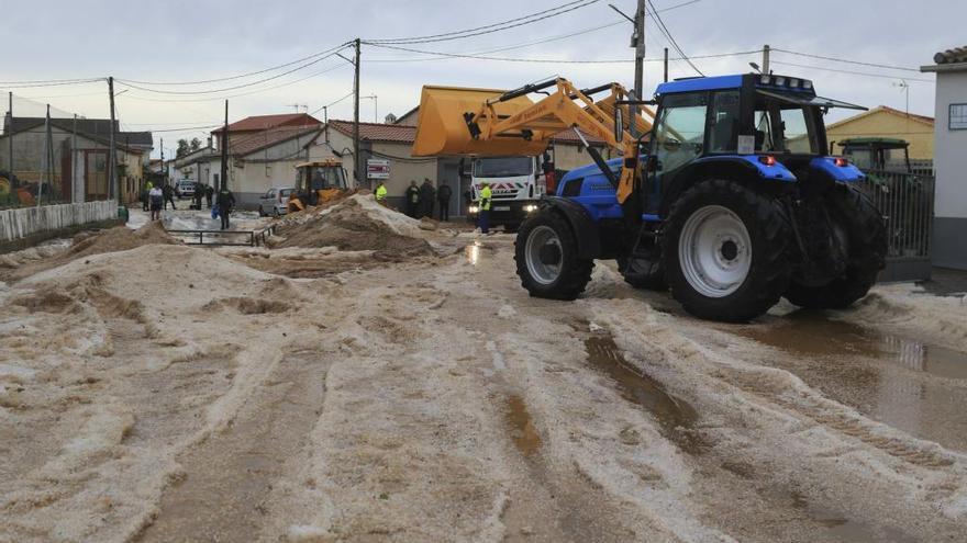 Efectos de las tormentas de verano en la provincia.