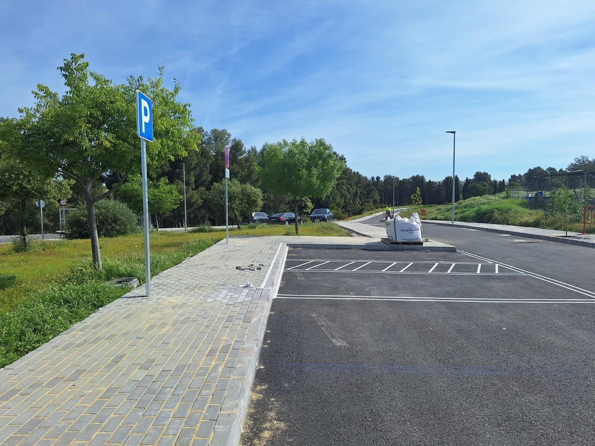 Aspecto actual del Parque del Garrotalillo tras la intervención.