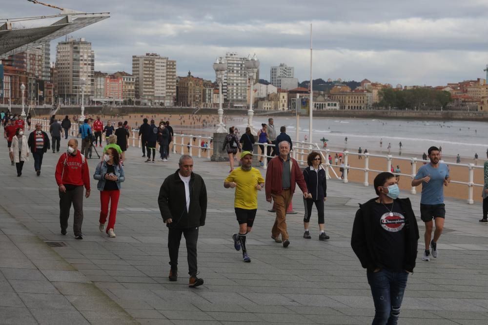 Inicio de la desescalada en Gijón