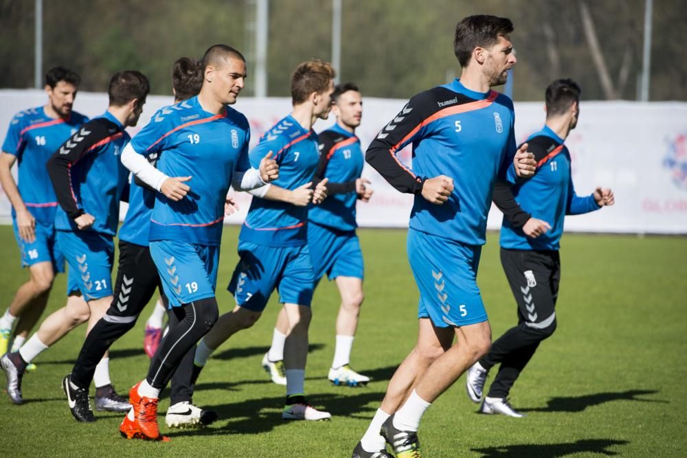 Entrenamiento del Real Oviedo