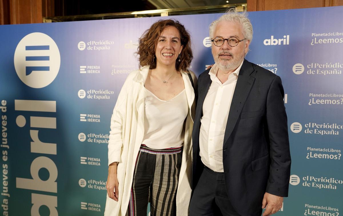 Irene Lozano, directora de Casa Árabe, y Alex Sàlmon, director de Abril.