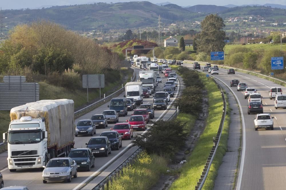 Retenciones en la "Y" por obras en un carril