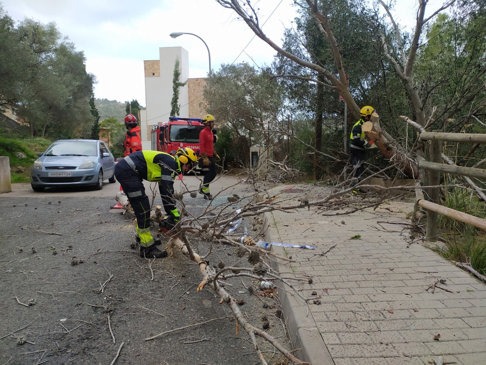 El temporal de viento provoca un centenar de incidentes en Baleares