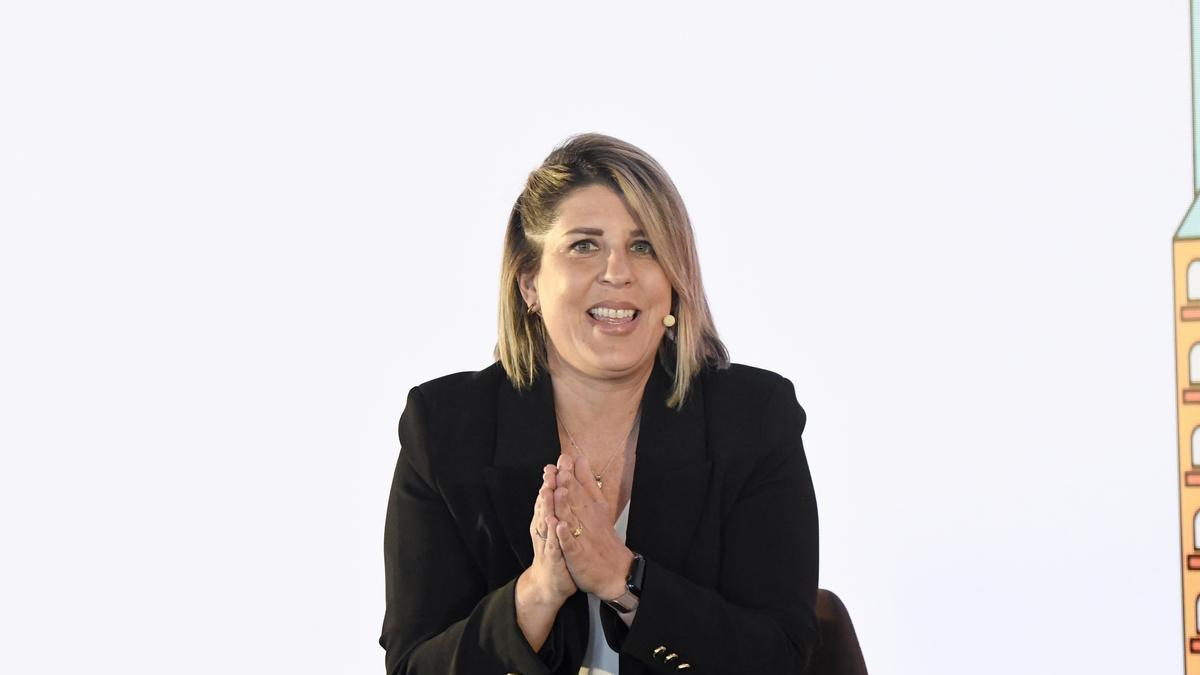 Noelia Arroyo durante su participación en el III Foro Municipalismo