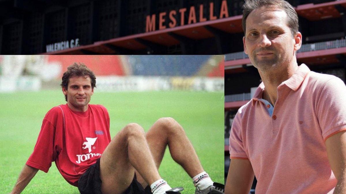 Ferran Giner, in an image from 1999 and in another from 2019. Ferran Giner, in an image from 1999 and in another from 2019.