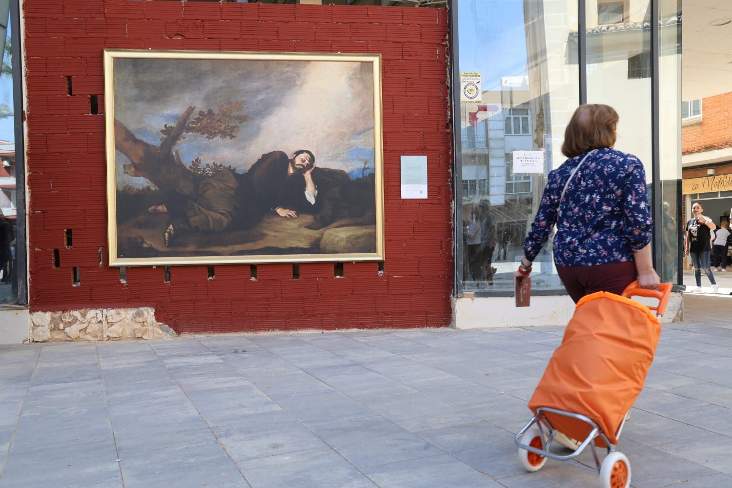 "Eñl sueño de Jaco" de José de Ribera, en la Biblioteca de PaAiporta, en la Plaça de l'Esglèsia.