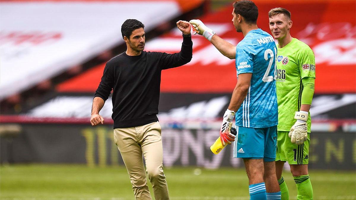 La felicidad de Arteta tras la agónica victoria con un gol de Dani Ceballos