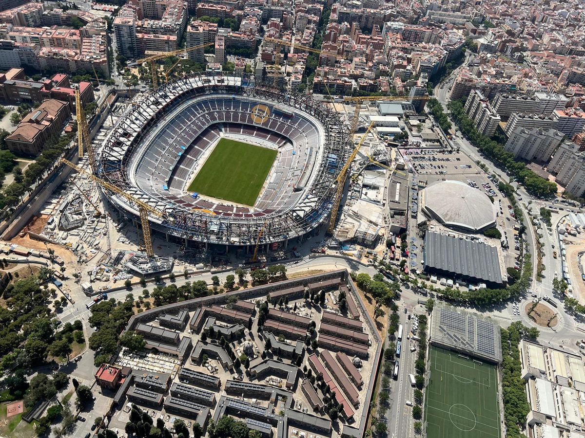 Así están las obras del Spotify Camp Nou a 23 de junio de 2025