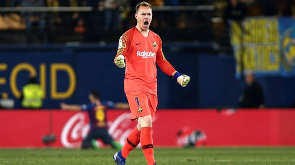 Ter Stegen salvó al Barça de una goleada