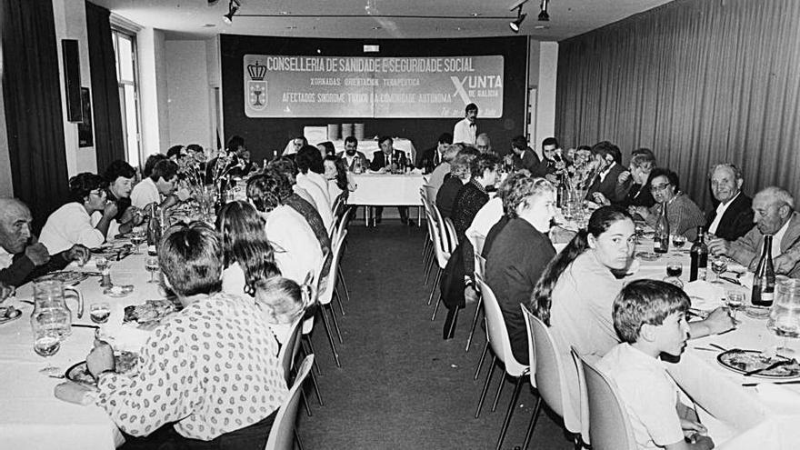 Afectados gallegos en unas jornadas sanitarias celebradas en Tui en 1987