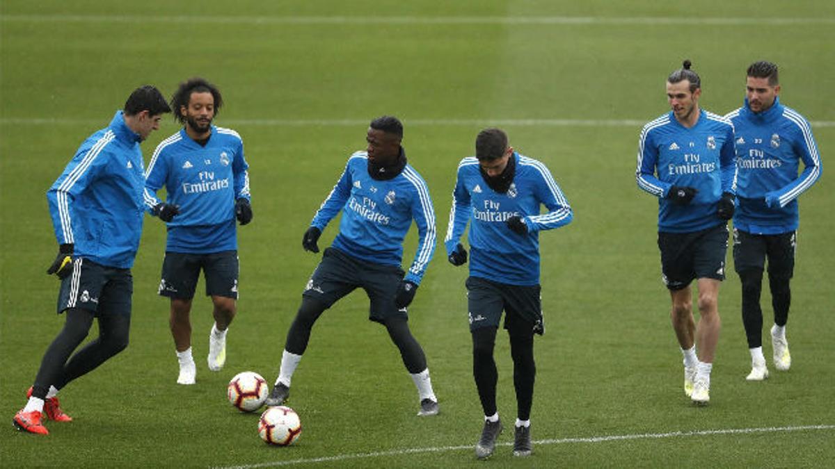 El Real Madrid se entrena pensando en el Getafe