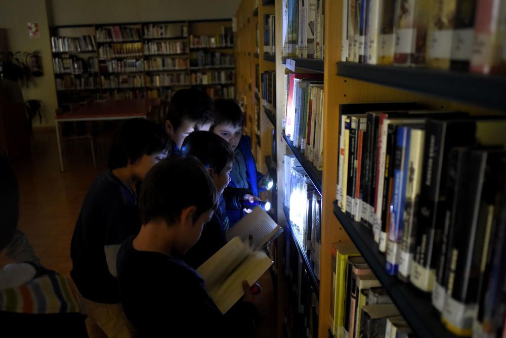 Noche en la biblioteca de Castelló