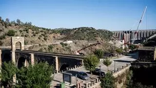El nuevo puente de Alcántara, ya casi al 90%, prevé abrir al tráfico en septiembre