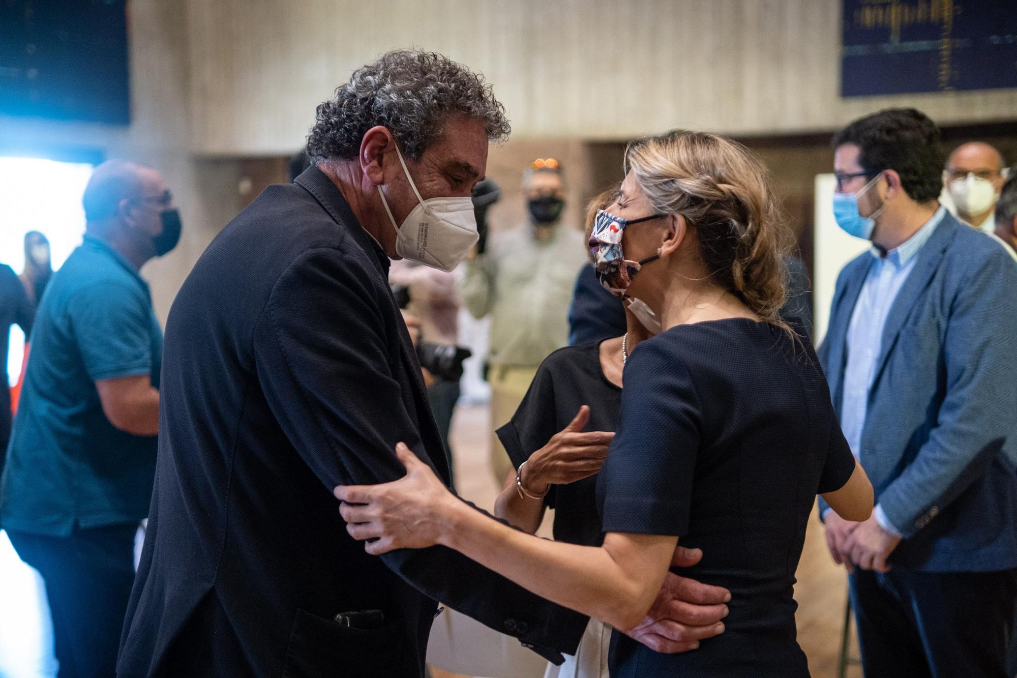 Visita a Tenerife de Yolanda Díaz