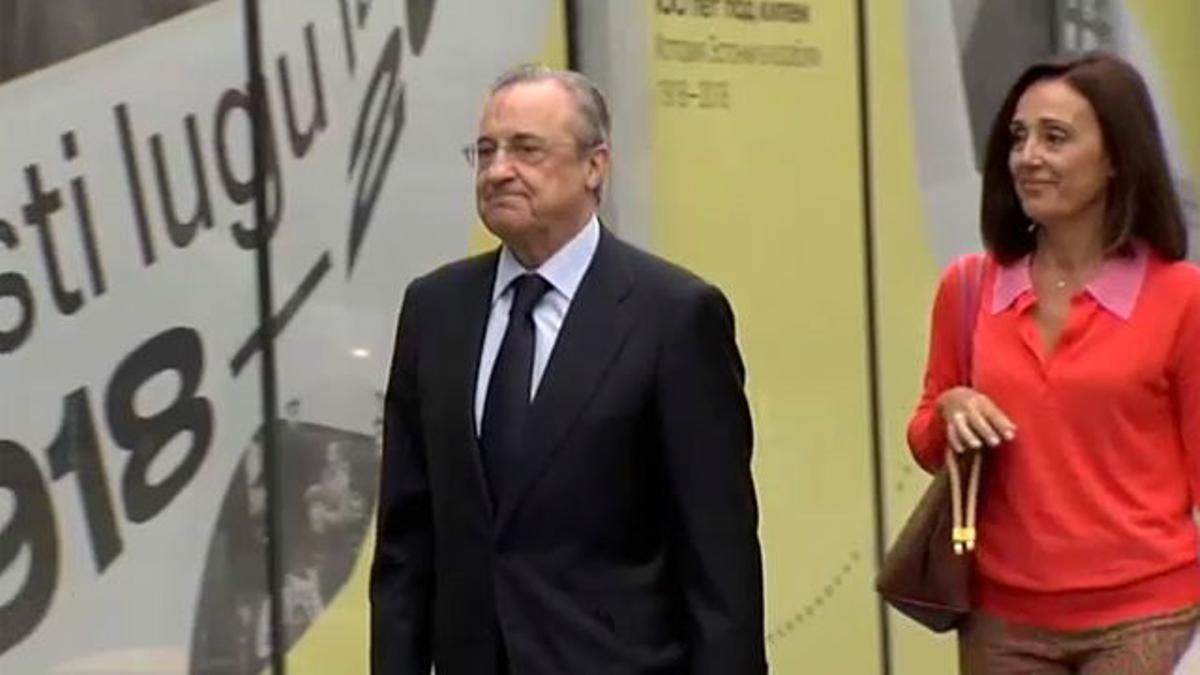 Florentino Pérez y Rubiales se reencuentran en Tallin