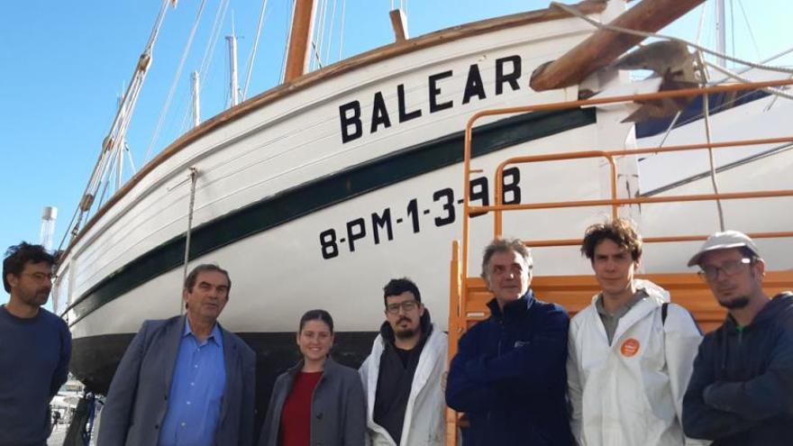 La embarcación histórica &#039;Balear&#039; empieza su mantenimiento anual