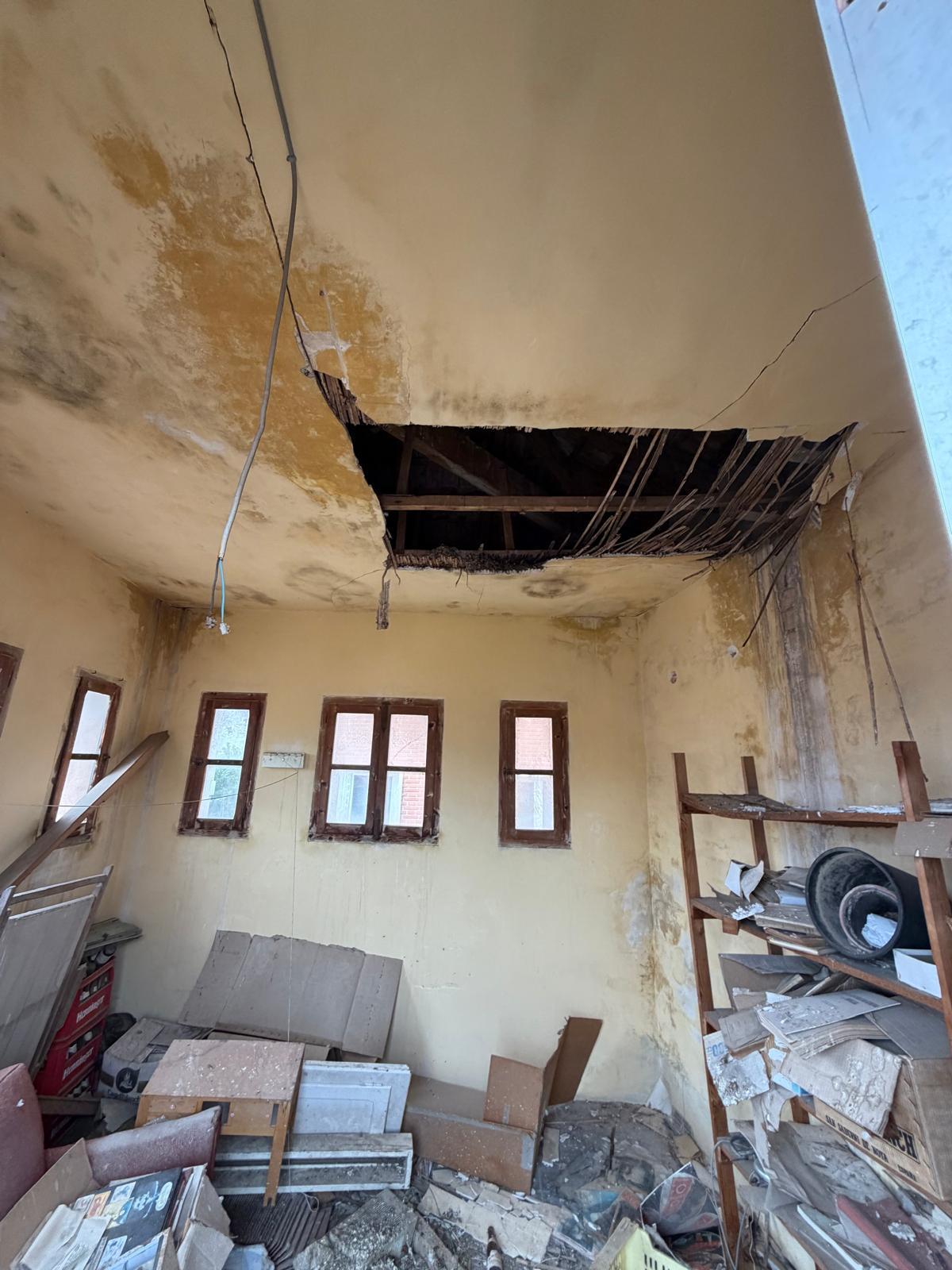Así está el interior del antiguo edificio de Correos en Gandia