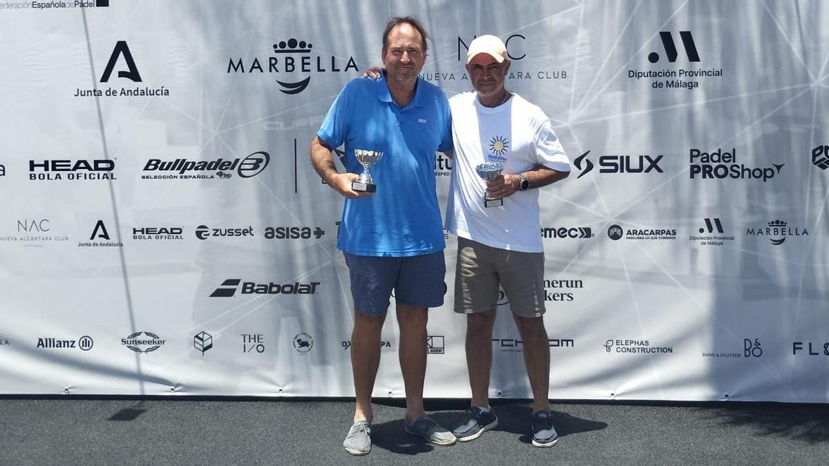 Pedro Juan y Jaume Carreras se llevan el segundo puesto en el Campeonato de España de pádel.