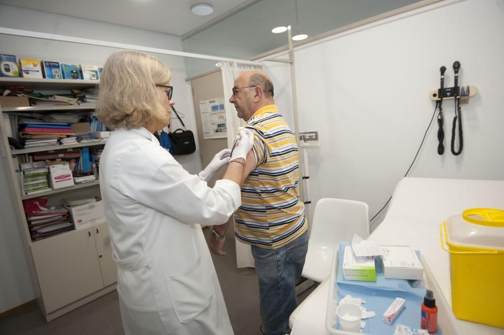 Vacunación contra la gripe en A Coruña