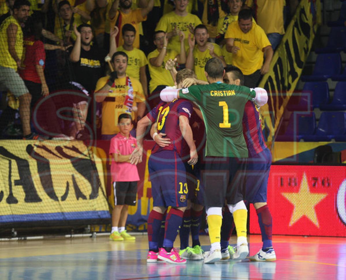 Las mejores imágenes del Barça-Burela Las mejores imágenes del Barça-Burela